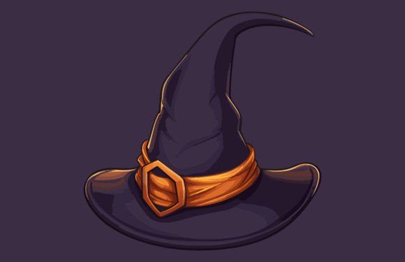 Download Halloween Witch Hat Vector Illustration - Witch hat vector Collection