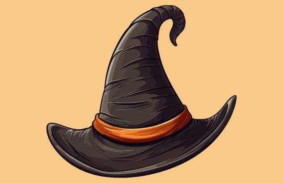 Download Halloween Witch Hat Vector Illustration - Witch hat vector Collection