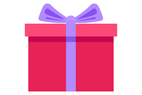 Download Red Gift Box Icon. Holiday Present Symbo - Red Collection