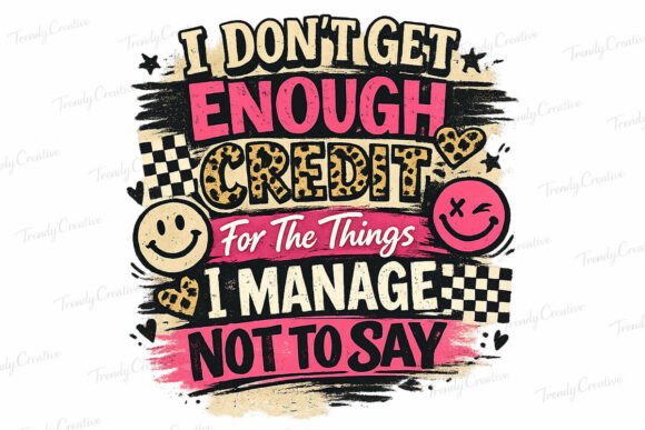 Download Snarky Retro Credit Quote PNG Design - Red Collection